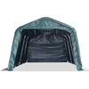 Nuimama palapinė gyvuliams, žalia, 3,3x6,4m, PVC, 550g/m²