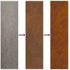 Sodo privatumo ekranas „Fretwork“ Rūdijanti 50 x 140 cm