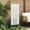 Sodo privatumo ekranas Gėlių Balta 50 x 140 cm