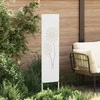 Sodo privatumo ekranas „Fretwork“ Balta 32 x 140 cm