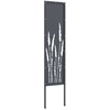 Sodo privatumo ekranas „Fretwork“ Antracitas 32 x 140 cm
