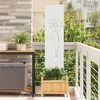 Sodo privatumo ekranas „Fretwork“ Balta 32 x 140 cm