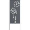 Sodo privatumo ekranas „Fretwork“ Antracitas 50 x 140 cm