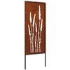 Nuotraukų rėmelis Sodo privatumo ekranas Gėlių Rūdijanti 50 x 140 cm