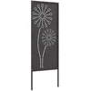 Nuotraukų rėmelis Sodo privatumo ekranas „Fretwork“ Juoda 50 x 140 cm
