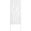 Sodo privatumo ekranas Gėlių Balta 50 x 140 cm