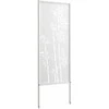 Sodo privatumo ekranas Gėlių Balta 50 x 140 cm
