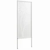 Nuotraukų rėmelis Sodo privatumo ekranas „Fretwork“ Balta 50 x 140 cm