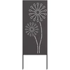 Sodo privatumo ekranas „Fretwork“ Juoda 50 x 140 cm