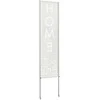 Sodo privatumo ekranas „Fretwork“ Balta 32 x 140 cm