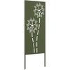 Nuotraukų rėmelis Sodo privatumo ekranas „Fretwork“ Alyvuogių žalia 50 x 140 cm
