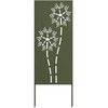 Nuotraukų rėmelis Sodo privatumo ekranas „Fretwork“ Alyvuogių žalia 50 x 140 cm