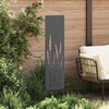 Sodo privatumo ekranas „Fretwork“ Antracitas 32 x 140 cm