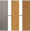 Sodo sienos dekoracija, 3 dalių, 105x55cm, corten plienas