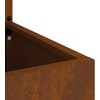 Sodo privatumo ekranas „Fretwork“ Rūdijanti 50 x 32 x 150 cm