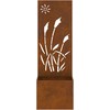 Sodo privatumo ekranas „Fretwork“ Rūdijanti 50 x 150 cm