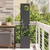 Sodo privatumo ekranas „Fretwork“ Juoda 32 x 150 cm