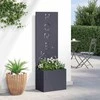 Sodo privatumo ekranas „Fretwork“ Antracitas 50 x 150 cm
