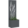 Sodo privatumo ekranas „Fretwork“ Antracitas 50 x 150 cm