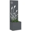 Sodo privatumo ekranas „Fretwork“ Antracitas 50 x 140 cm