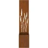 Sodo privatumo ekranas „Fretwork“ Rūdijanti 32 x 150 cm