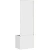 Sodo privatumo ekranas „Fretwork“ Balta 50 x 32 x 150 cm