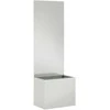 Sodo privatumo ekranas „Fretwork“ Sidabro 50 x 32 x 150 cm