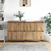 Oppbevaringsskap 2 pcs Amatininkų ąžuolas 60 x 35 x 70 cm