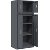 Oppbevaringsskap 2 vnt. Antracitas 60 x 40 x 145 cm Plienas