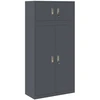 Oppbevaringsskap 2 vnt. Antracitas 90 x 40 x 180 cm Plienas