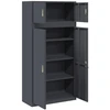 Oppbevaringsskap 2 vnt. Antracitas 90 x 40 x 180 cm Plienas
