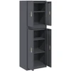 Oppbevaringsskap 2 vnt. Antracito 60 x 40 x 175 cm Plienas