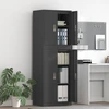 Oppbevaringsskap 2 vnt. Juoda 60 x 40 x 175 cm Plienas