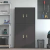 Oppbevaringsskap 2 vnt. Juoda 80 x 40 x 160 cm Plienas