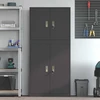 Oppbevaringsskap 2 vnt. Juoda 80 x 40 x 175 cm Plienas