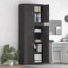 Oppbevaringsskap 2 vnt. Juoda 80 x 40 x 210 cm Plienas