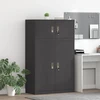 Oppbevaringsskap 2 vnt. Juodas 90 x 40 x 145 cm Plienas