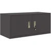 Oppbevaringsskap 2 vnt. Juodas 90 x 40 x 145 cm Plienas