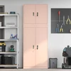 Oppbevaringsskap 2 vnt. Rožinė 80 x 40 x 210 cm Plienas