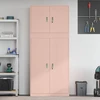 Oppbevaringsskap 2 vnt. Rožinė 90 x 40 x 210 cm Plienas