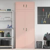 Oppbevaringsskap 2 vnt. Rožinė 90 x 40 x 220 cm Plienas