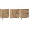 Oppbevaringsskap 3 pcs Amatininkų ąžuolas 60 x 35 x 70 cm