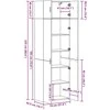 Oppbevaringsskap 2 pcs Senas medis 70 x 42,5 x 225 cm