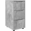 Oppbevaringsskap 40 x 48 x 81 cm Apdirbta mediena Betono pilka