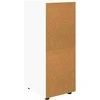 Oppbevaringsskap 40 x 48 x 105 cm Apdirbta mediena Balta