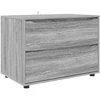Oppbevaringsskap 80 x 48 x 57 cm Apdirbta mediena Pilkas Sonoma