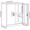 Oppbevaringsskap Antracitas 80 x 40 x 90 cm Plienas