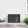 Kondicionierių uždangalas Juoda 90 x 40 x 60 cm Plienas