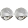 Oro ventiliacijos dangčiai 2 pcs Sidabro 200 mm