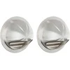 Oro ventiliacijos dangčiai 2 pcs Sidabro 150 mm